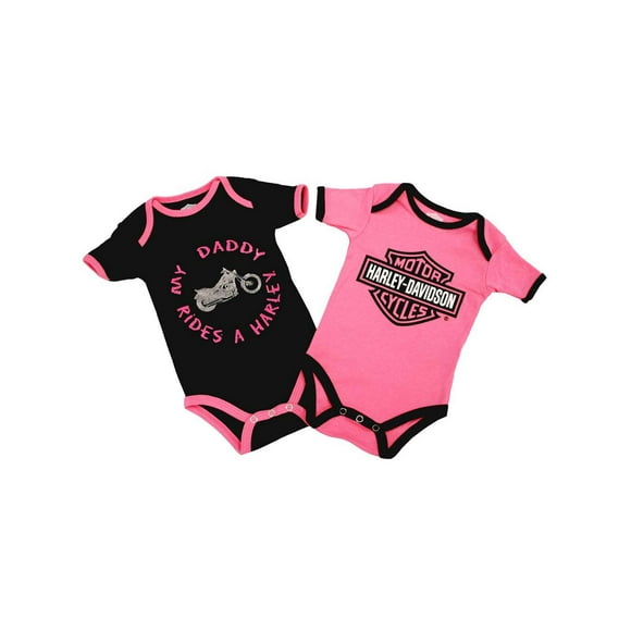 Mädchen Harley-Davidson Harley Davidson Baby Girl Bodysuits